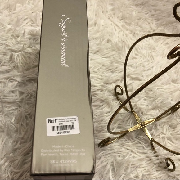 Pier 1 Single Gold Ornament Stand Holder - Picture 4 of 12